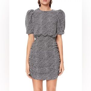 AFRM Keegan Puff-Sleeve Mini Dress